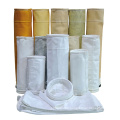 Various kind filter bag polyester pps non woven dust collector filter bag nomix aramid felt industrial dust filter bag